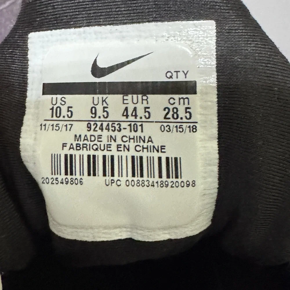 Nike Air Vapormax Plus Mens Size US 10.5 White Fierce Purple Grape Sneakers - Picture 2 of 16